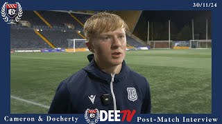 Lyall Cameron amp Tony Docherty  PostMatch Interview  301124 [upl. by Chirlin63]