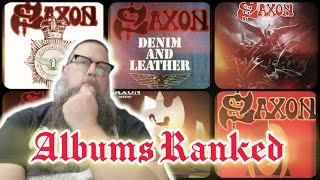 Saxon Albums Ranked 2024 update including Hell Fire and Damnation [upl. by Jahn374]