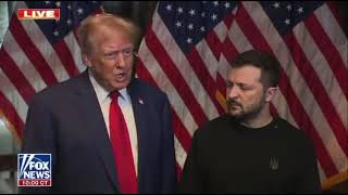 WATCH Trump And Zelensky Speak After Meeting [upl. by Enirroc]