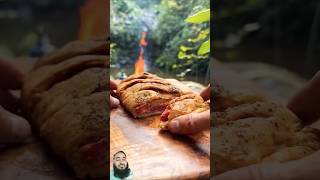 Beef burger recipe outdoor cooking natural view outdoorcooking cooking food [upl. by Magnum]