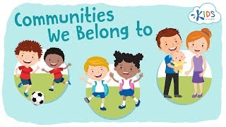 Communities for Kids  Types of Communities  Social Studies for Kids  Kids Academy [upl. by Myrle]