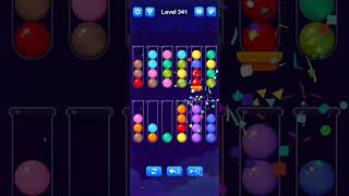 Ball Sort Level 341 Walkthrough Solution AndroidiOS [upl. by Jarrad]