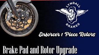 Lyndall Brakes Enforcer 1 Piece Rotors and Brake Pad Upgrade [upl. by Sorips]