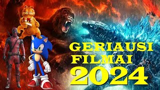 Geriausi Filmai 2024  Laukiamiausi Kino Filmai 2024  VeiksmoScifiKomedijosAnimacijaNuotykiu [upl. by Orhtej413]