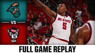 Coastal Carolina vs NC State Full Game Replay  202425 ACC Mens Basketball [upl. by Latsyrhc]