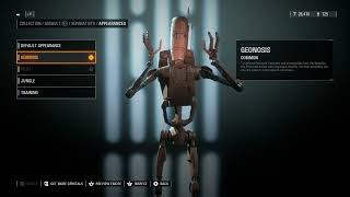 geonosian battle droid hitting emotes after battle [upl. by Auohp945]