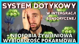 System dotykowy w INTEGRACJI SENSORYCZNEJ i słów kilka o Neofobii Żywieniowej i Wybiórczości Pokarmo [upl. by Bradman422]