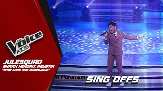 The Voice Kids Shawn Hendrix Agustins FLAWLESS rendition of Ikaw Lang Ang Mamahalin  Sing Offs [upl. by Immac]