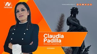 07112024  Noticiero Primera Emisión con Claudia Padilla [upl. by Naginarb385]