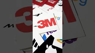 I draw the 3M logo 🔴⚪️  Next  Ray Art  logo 3m shorts painting art [upl. by Abraham]