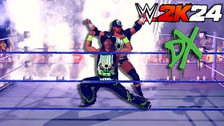 WWE 2K24 DGeneration X Full Entrance with Tag team finisher [upl. by Trojan]