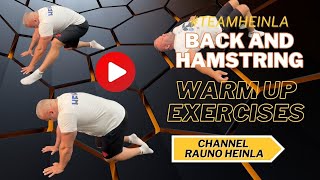 Back and Hamstring Warm up exercises TeamHeinla [upl. by Statis788]