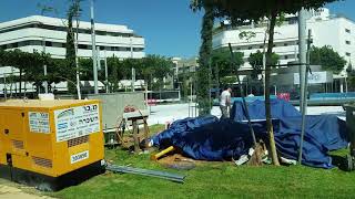 Dizengoff Square Tel Aviv renovation update 1892018 [upl. by Larochelle]