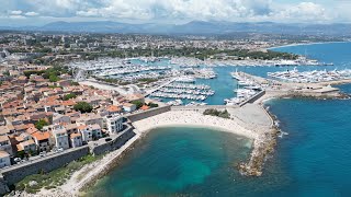 Antibes France 🇫🇷  4K Drone Footage [upl. by Justicz762]