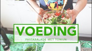 Pastasalade met Tonijn  Voeding  Workoutsquadnl [upl. by Atiuqaj]