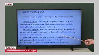 e Mesimi Klasa 7  7063 Gjuhë shqipe  Sinonimet dhe antonimet [upl. by Risay]