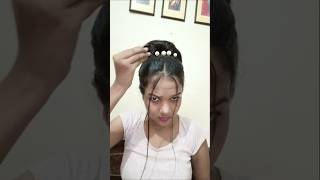 Wedding party bun hairstyle ✨ hairstyle hair bun easyhairstyle wedding hairstyles [upl. by Esidnac]