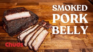 Smoked Pork Belly  Chuds BBQ [upl. by Atnuahsal]