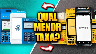 MERCADO PAGO ou PAGSEGURO Qual Máquina Com MENOR TAXA [upl. by Hajile403]