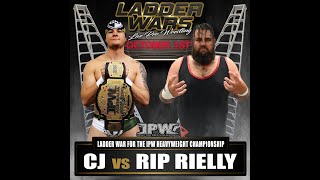 IPW HEAVYWEIGHT CHAMPIONSHIP LADDER MATCH  CJ vs RIP RIELLY  IPW PRESENTS LADDER WARS 2022 [upl. by Tenay]