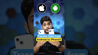 Transfer data from Android to iPhone smartphone tech mobileoperatingsystem [upl. by Attolrahc]