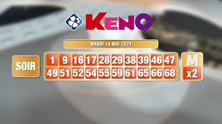 Tirage du soir Keno® du 14 mai 2024  Résultat officiel  FDJ [upl. by Bijan]