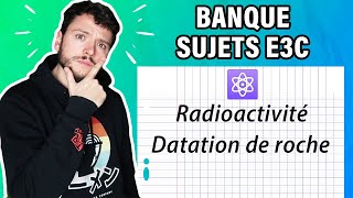 E3C  La Datation au carbone 14 📈  1ere Enseignement Scientifique [upl. by Atilemrac]