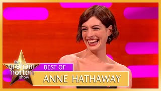 Anne Hathaways Adorable Flirting Fails  The Idea of You  The Graham Norton Show [upl. by Nelubez]