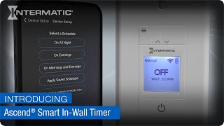 Homeowners Introducing the Ascend® Smart InWall Timer STW700W by Intermatic [upl. by Hippel]