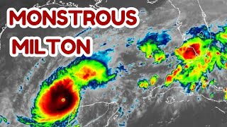 EARTHS Strongest Storm of 2024 Hurricane Milton Heading To Florida ⚠️🌀 [upl. by Celestia]