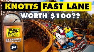 Fastlane at Knotts Berry Farm a good value  100 to skip the line [upl. by Rhetta]