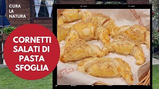 Cornetti salati di pasta sfoglia [upl. by Lebbie]