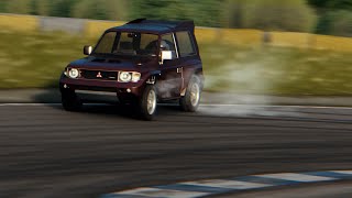 Sending it in a Mini Pajero  Assetto Corsa [upl. by Mikahs968]