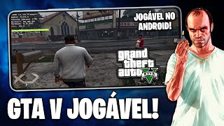 FINALMENTE GTA 5 JOGÁVEL NO ANDROID A QUASE 60FPS  GTA 5 ANDROID OFFLINE MOBOX PC E BOX64DROID [upl. by Wardieu837]