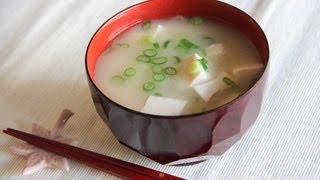 Miso Soup Recipe  Japanese Cooking 101 [upl. by Trubow]