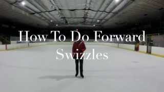 HOW TO DO FORWARD SWIZZLES  FIGURE SKATING ❄️❄️ [upl. by Themis]