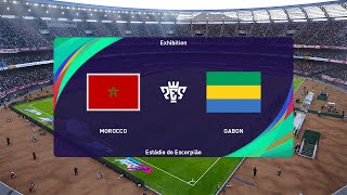 Morocco vs Gabon 06092024 Africa Cup of Nations PES 2021 [upl. by Launamme]