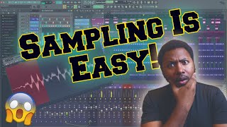 Sampling is Easy FL Studio Beginner sampling tutorial [upl. by Cletis]