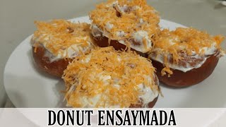 HOW TO MAKE DONUT ENSAYMADA  NO OVEN NEEDED [upl. by Joh590]