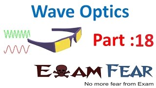 Physics Wave Optics part 18 Sustained interference CBSE class 12 [upl. by Camarata]