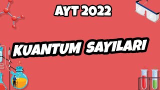 Kuantum Sayıları  AYT Kimya 2022 hedefekoş [upl. by Etezzil]