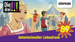 Die drei   Folge 87 Geheimnisvoller Liebestrank  Hörprobe zum Hörspiel [upl. by Ellemaj581]