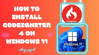 How to Install CodeIgniter 4 on Windows 11  StepbyStep Tutorial for Beginners 2024 Updated [upl. by Cruickshank590]