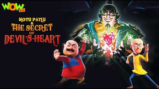 The Secret of Devils Heart  New Hindi Cartoon Movies  Motu Patlu Movie  Wow Kidz  spot [upl. by Ycnaf]