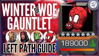 CHEESE  Winter of Woe Gauntlet  All Objectives  LEFT PATH Guide [upl. by Dibru748]