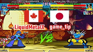 Marvel vs Capcom  LiquidMetalX vs gametip FT5 [upl. by Noreh]