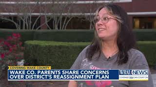 Wake County parents share concerns over districts reassignment plan [upl. by Normandy]