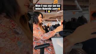 Last day before Maternity Leaves♥️🤰🧿 pregnencyjourney maternityleave viralvideo trendingvideo [upl. by Beutler]