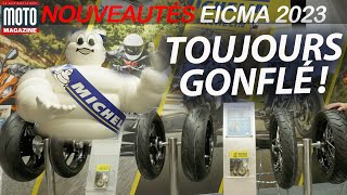 Nouveautés Michelin EICMA 2023 ▶︎ Moto Magazine [upl. by Marylin]