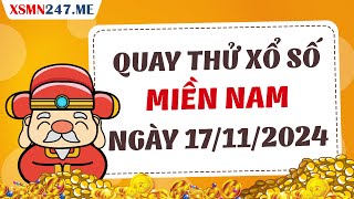 Quay thử xổ số miền Nam ngày 17 tháng 11 năm 2024  Quay thử XSMN Giờ Hoàng Đạo hôm nay [upl. by Onfre566]